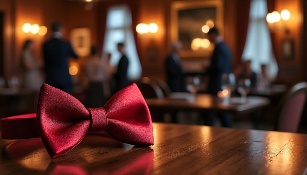 Nœud papillon rouge : signification et choix de style pour les soirées Nœud papillon rouge : signification et choix de style pour les soirées
