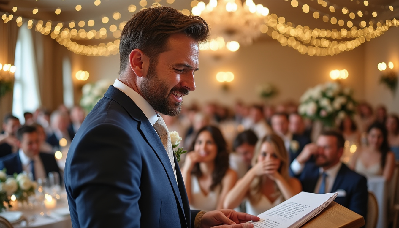 inspirez-vous avec nos exemples de discours émouvants des mariés aux invités pour exprimer vos remerciements et partager vos sentiments lors de votre mariage.