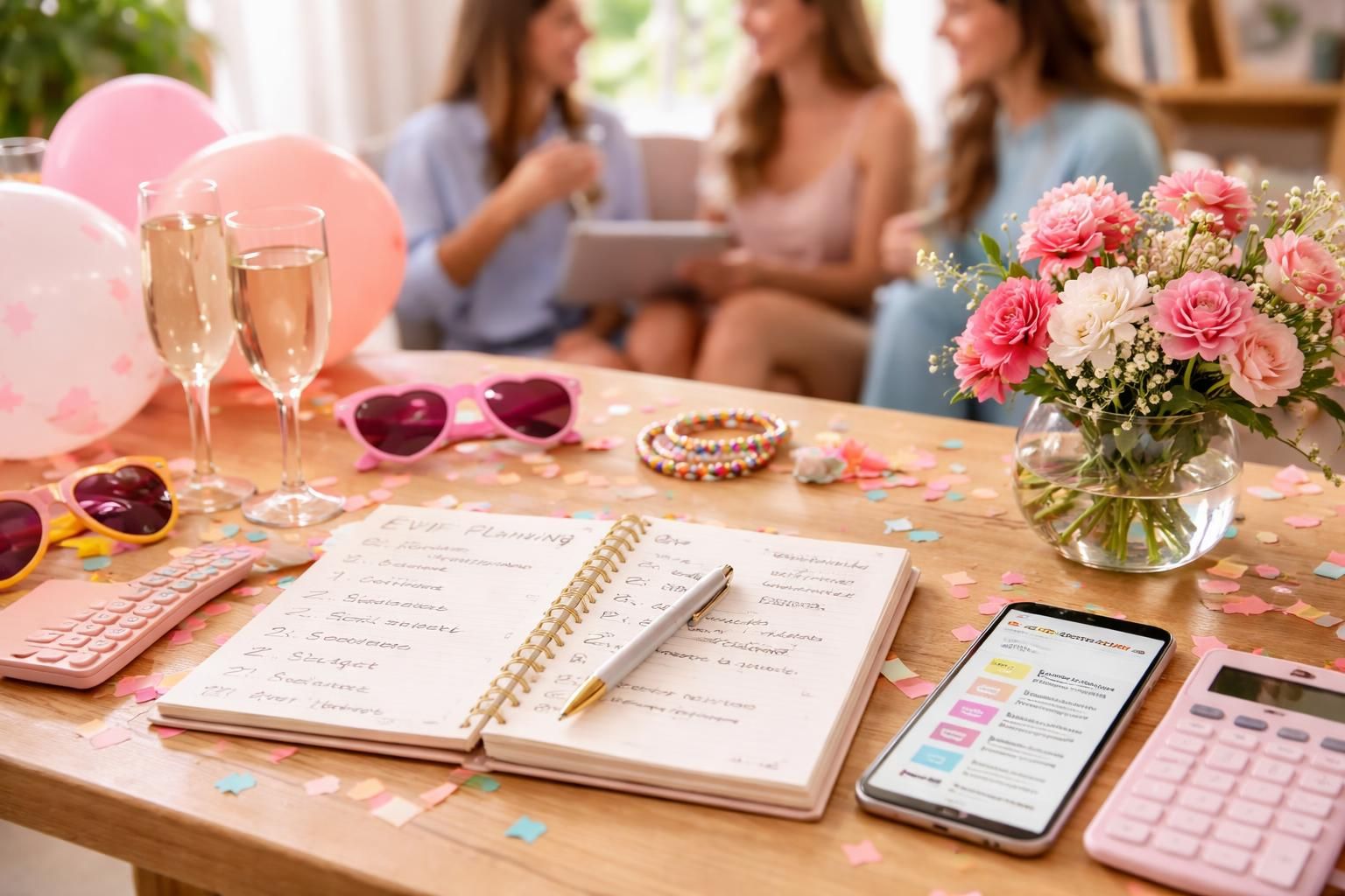 découvrez notre check-list complète pour un evjf réussi : organisez votre budget, planifiez chaque étape et préparez des surprises inoubliables pour une journée parfaite entre amies.