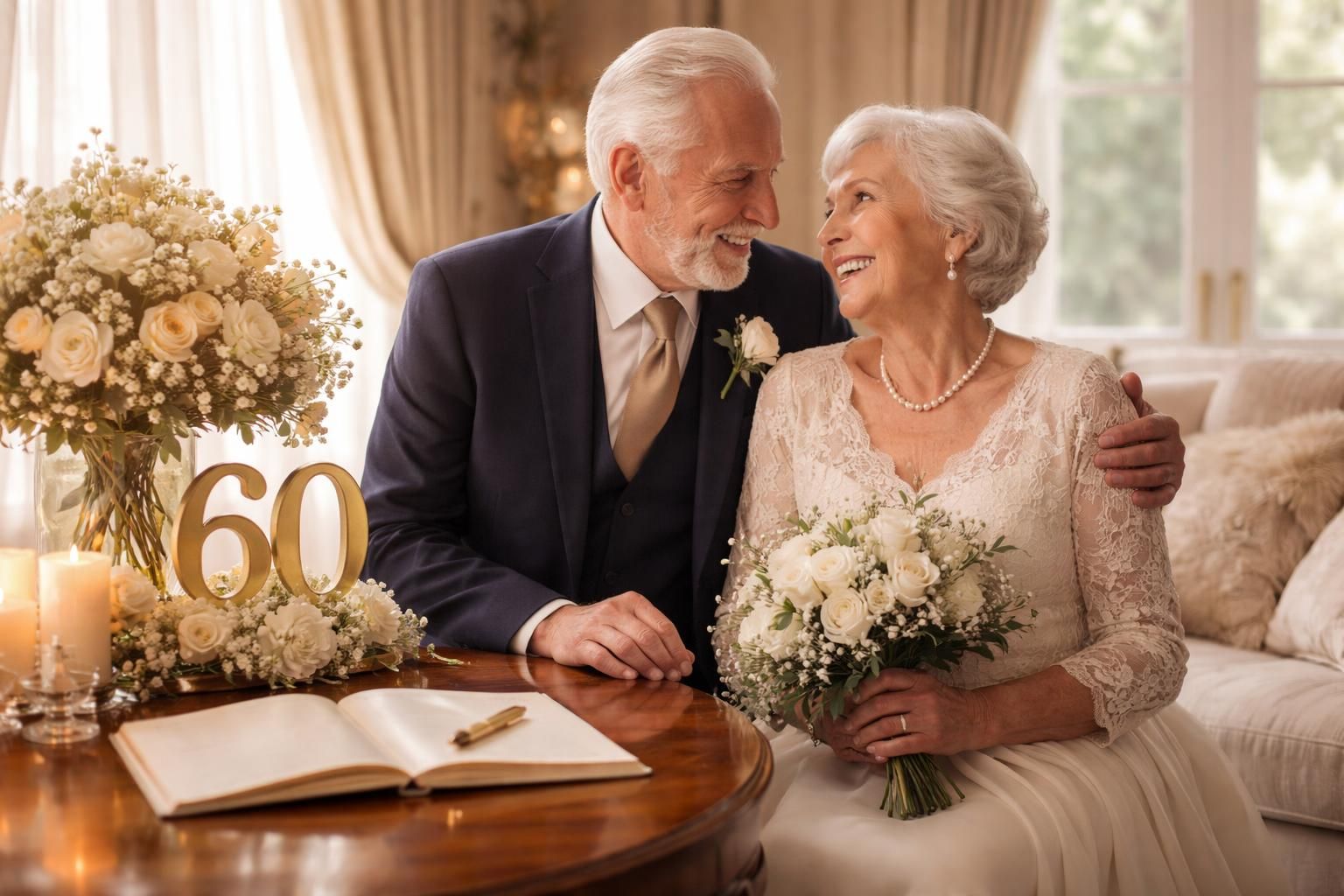 découvrez comment rédiger un texte de félicitations pour des noces de diamant qui touchera profondément le couple et rendra ce moment inoubliable.