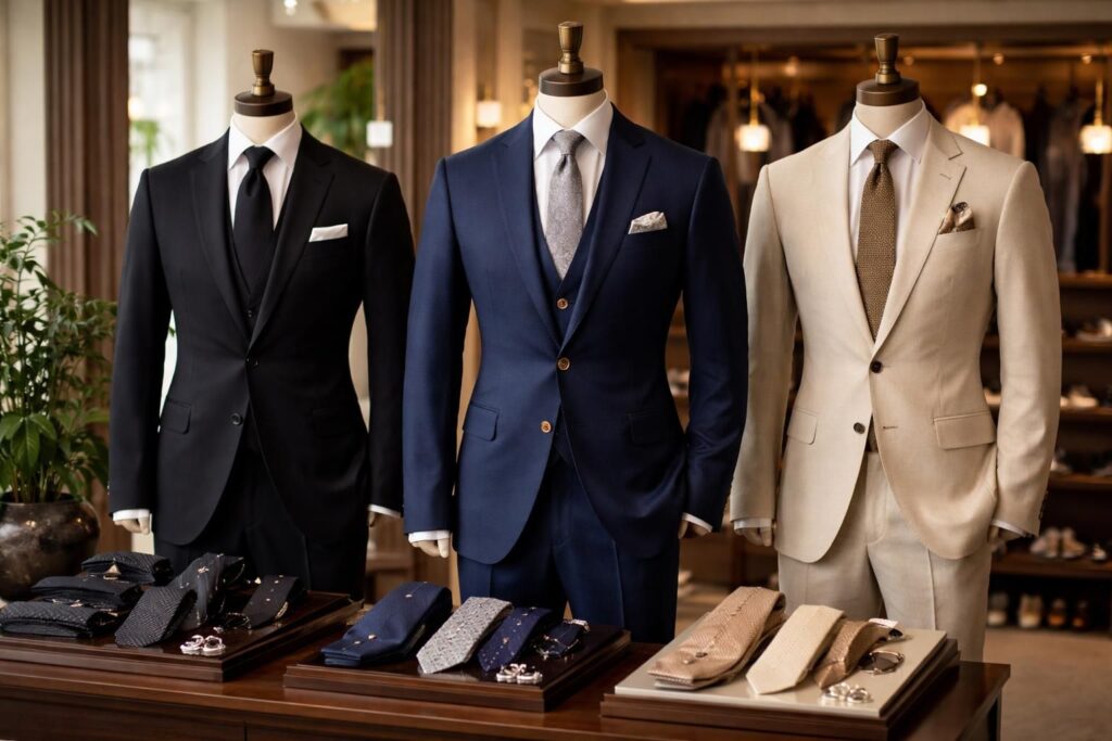 Comment estimer le tarif d’un costume de mariage pour homme selon votre style ? Comment estimer le tarif d’un costume de mariage pour homme selon votre style ?