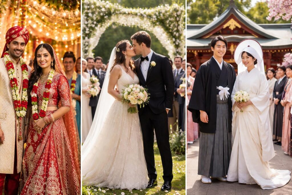 Cérémonies de mariage : les traditions à travers le monde Cérémonies de mariage : les traditions à travers le monde