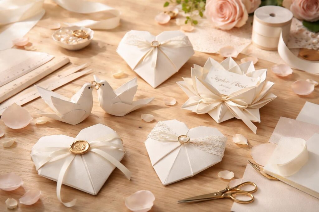 Origami pour un mariage : des invitations uniques à créer soi-même Origami pour un mariage : des invitations uniques à créer soi-même
