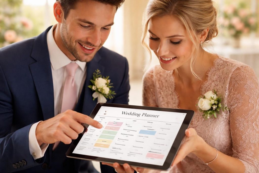 découvrez comment organiser le planning du mariage facilement grâce à une tablette tactile, spécialement conçue pour que les témoins restent informés en temps réel.